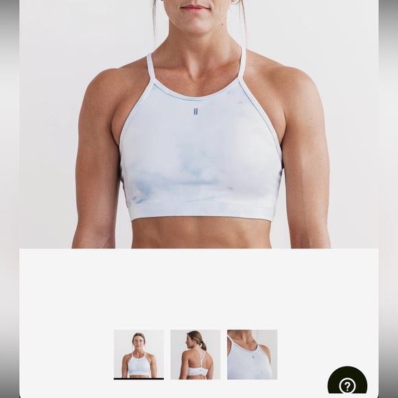 NOBULL Tie-Dye Matte Halter Sports Bra - Picture 2 of 4